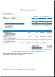 ProfitTárs 2007 invoice preview